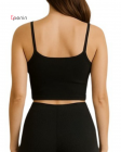Pijama Blogueirinha Feminino Cropped com Calça em Suede Canelado Preto